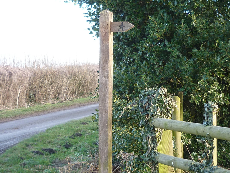 Photograph: 2010: Ivy scraped off, sign visible
